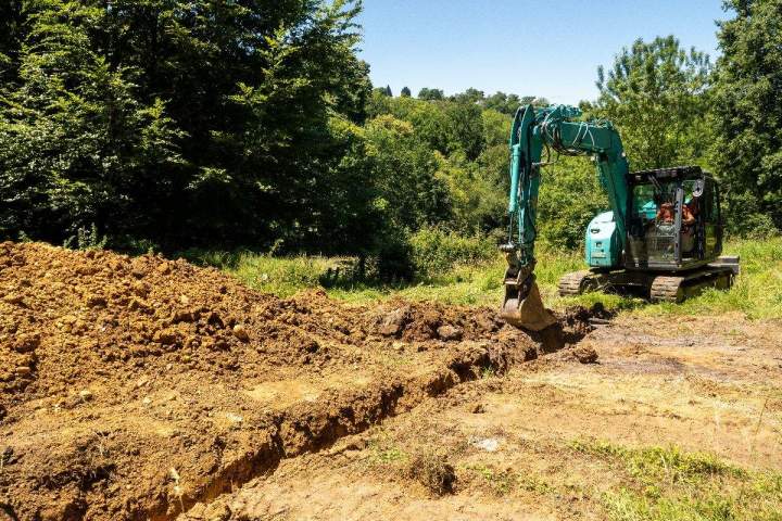 Travaux d'enrochement Arudy